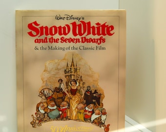 Walt Disney's Snow White and the 7 Dwarfs & the Making of the Classic Film 50th Anniversary [1987] First edition Illustrated hardcover