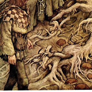 Brian Froud a book of tales of faery... Vintage art book page 1976 image 2