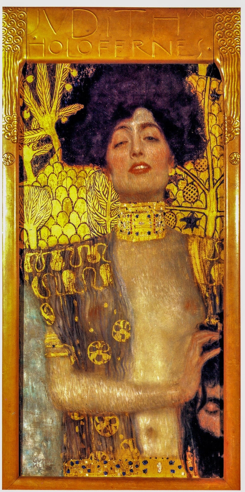 Gustav Klimt 1901 judith I Glossy Lithograph - Etsy
