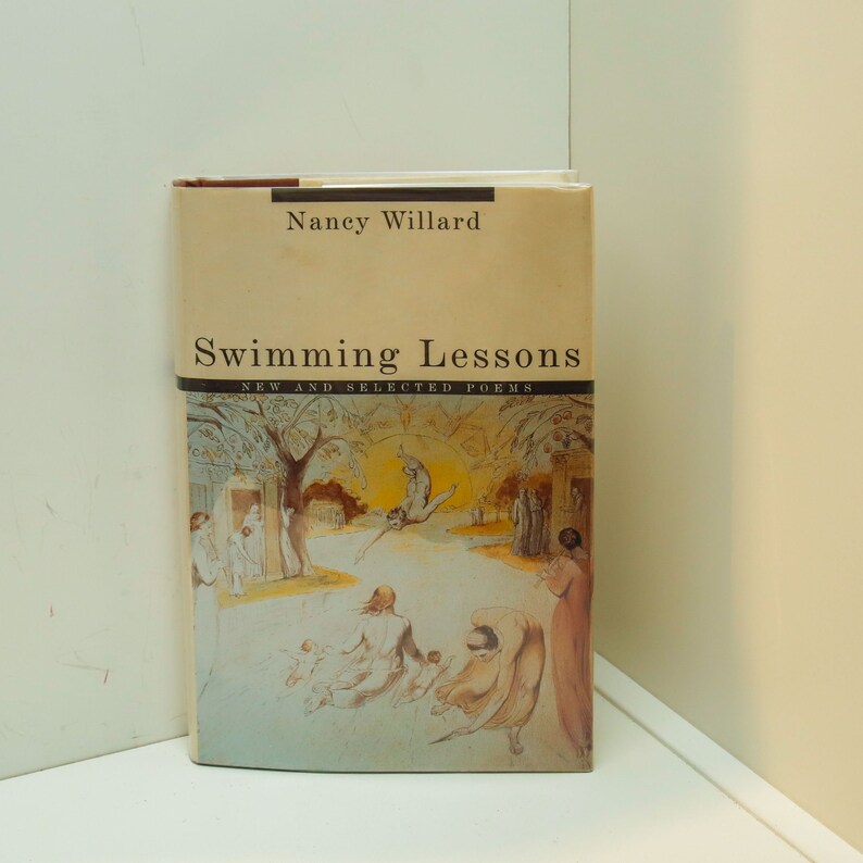 Signed First Edition Swimming Lessons First edition 1996 Poetry Book hardcover with dust jacket Poughkeepsie college author image 1