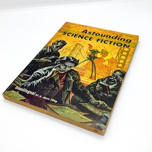 Vintage Science Fiction Pulp Magazine Astounding Science Fiction February 1957