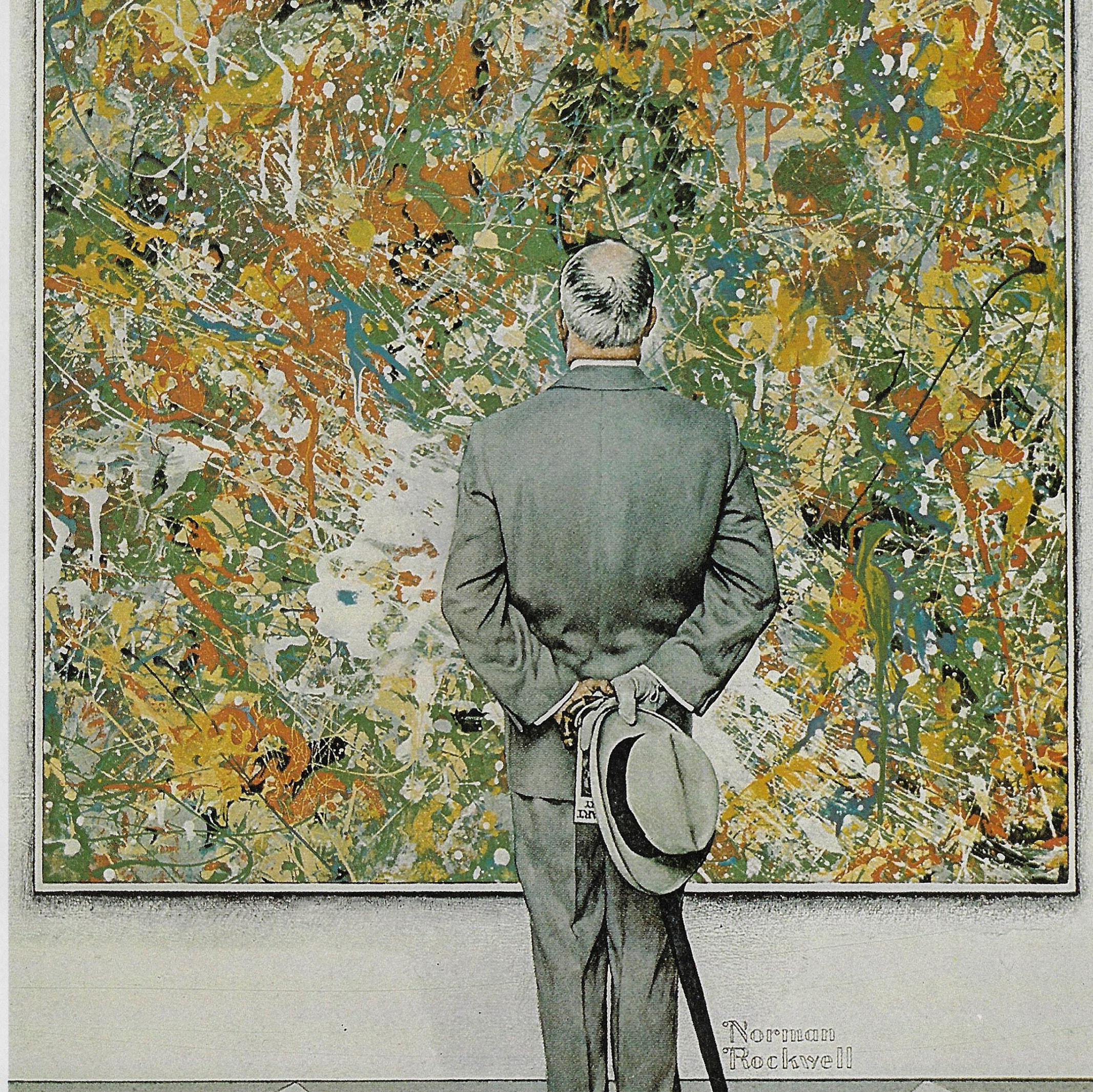 Norman Rockwell The Connoisseur