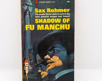 Shadow of Fu Manchu Sax Rohmer [1963] First edition thus vintage paperback