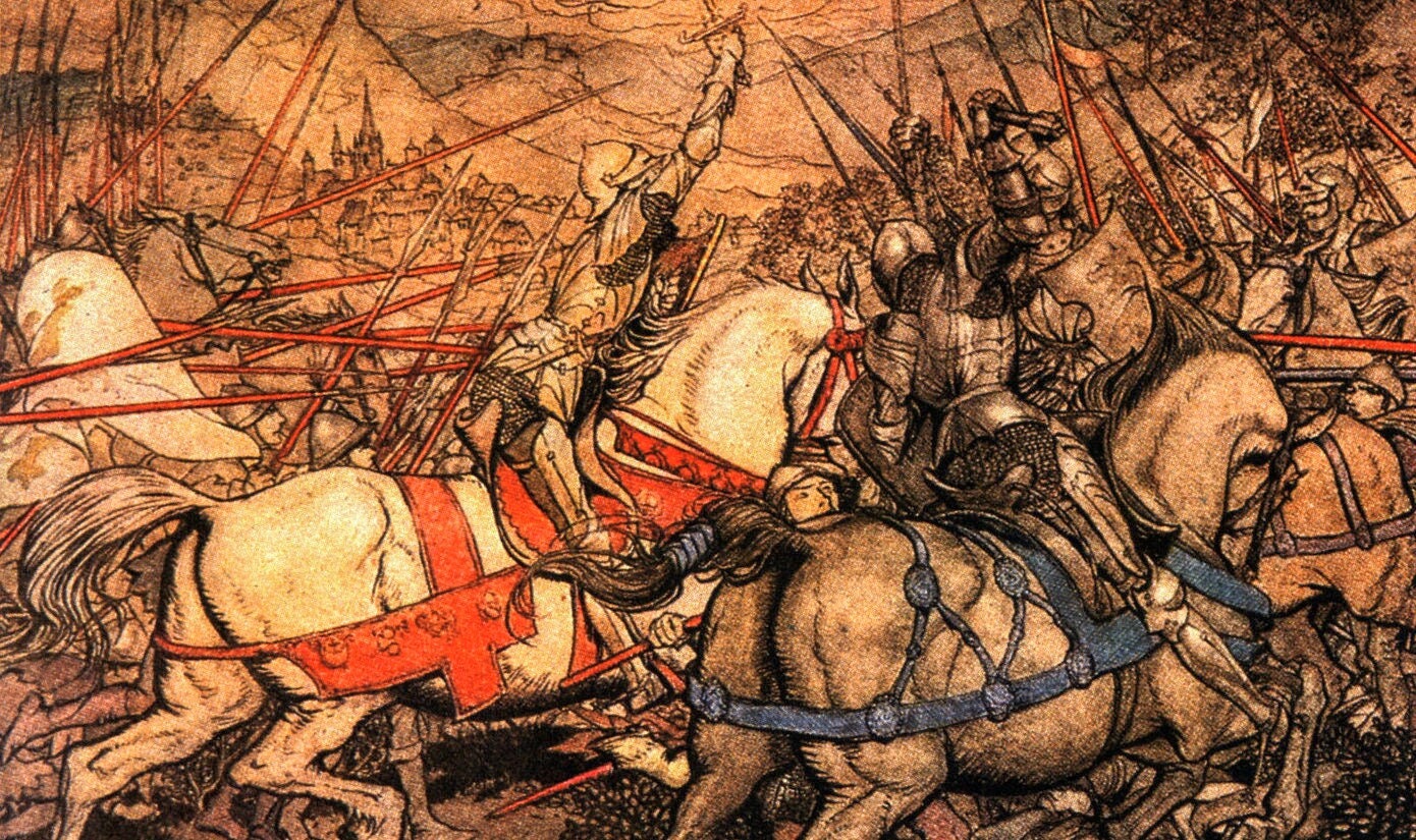 Arthur Rackham King Arthur Print: Vintage Book Plate Art (1917) - Etsy