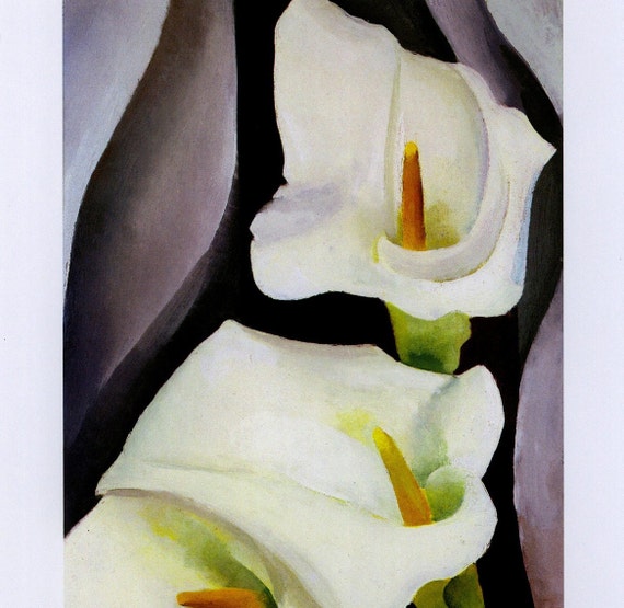【希少】ヴィンテージ　1948 Calla Lily Leaf トレイ Calla Lily on Grey, 1928 (Framed) | McGaw Graphics