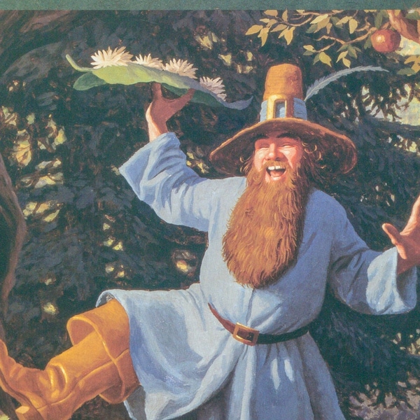 Greg & Tim Hildebrandt "Tom Bombadil" Vintage art book page Original work published in 1976