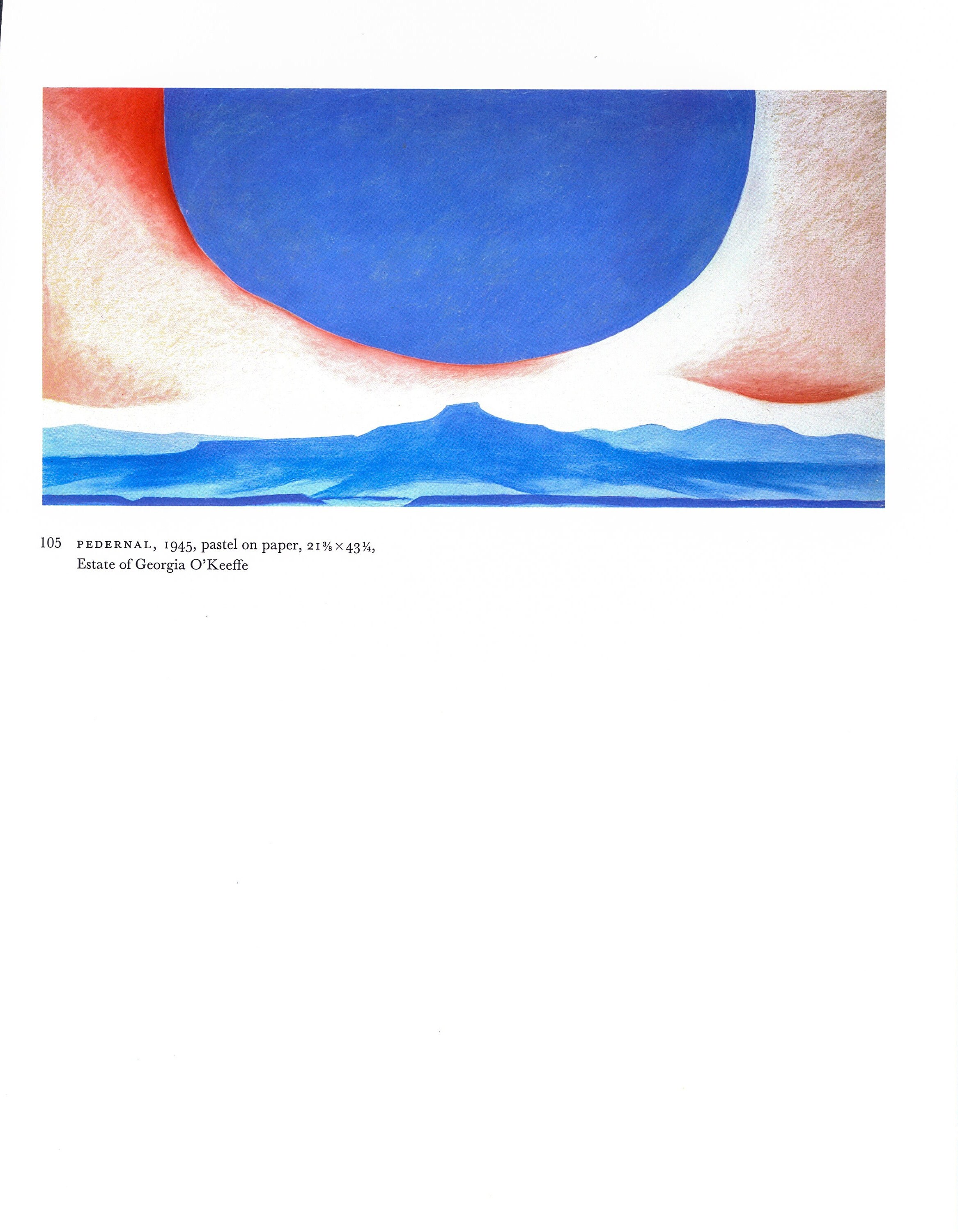 IA O'KEEFFE ポスター Georgia O'Keeffe: Abstraction Blue Poster – MoMA Design Store