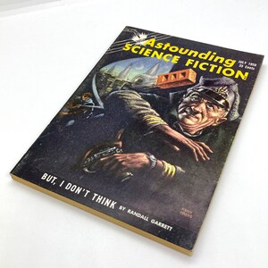 Vintage Science Fiction Pulp Magazine Astounding Science Fiction July 1959