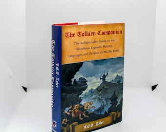 The Tolkien Companion J.E.A. Tyler Dictionary style Middle earth reference book 2000 Vintage hardcover