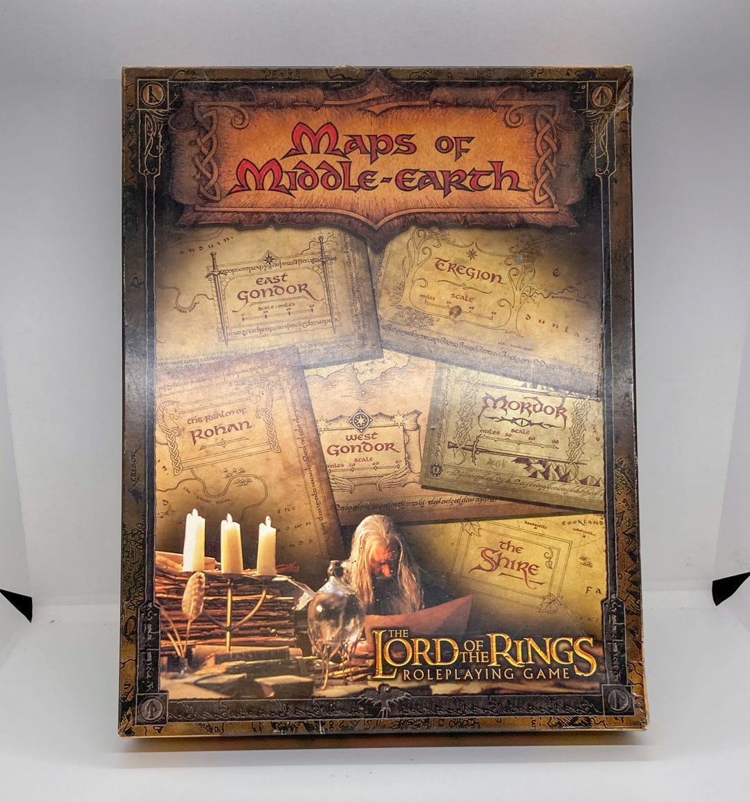 Maps of Middle Earth Decipher 2002 Vintage Roleplaying Game Module ...