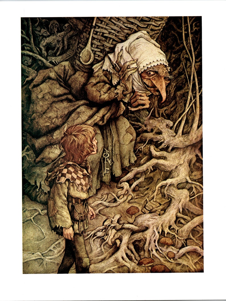 Brian Froud a book of tales of faery... Vintage art book page 1976 image 3