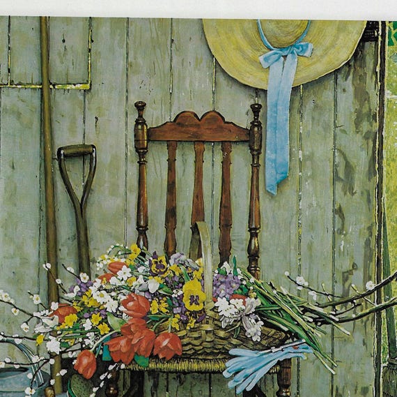 Norman Rockwell Vintage art book page 