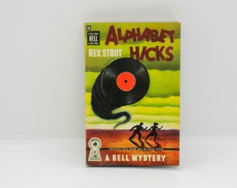 Dell Mapback "Alphabet Hicks" c1947 Rex Stout George A. Frederiksen cover art
