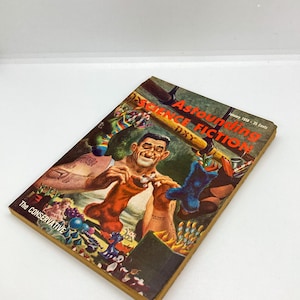 Vintage Science Fiction Pulp Magazine Astounding Science Fiction January 1958