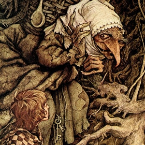 Brian Froud a book of tales of faery... Vintage art book page 1976 image 1