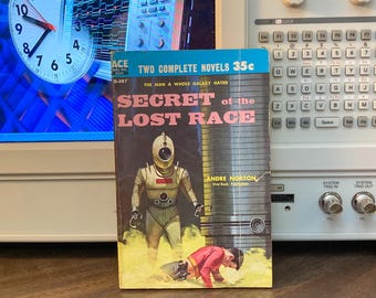Vintage Ace Double Sci-Fi Paperback: Secret of the Lost Race & Herculum, 1959