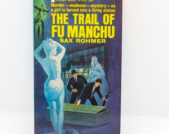 The Trail of Fu Manchu Sax Rohmer [1964] First edition thus vintage paperback Appears unread!