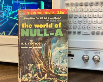 Vintage Ace Double Science Fiction Paperback: The World of Null-A, 1953