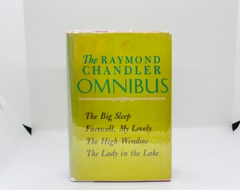 Raymond Chandler "The Omnibus" 4 Classic Murder mystery novels c.1969 Vintage hardcover