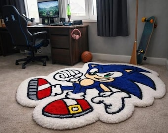 ALFOMBRA TUFT PERSONALIZADA, HECHA A MANO EN 3D, REGALO PARA FANS DE CINE, ALFOMBRA DE DIBUJOS ANIMADOS
