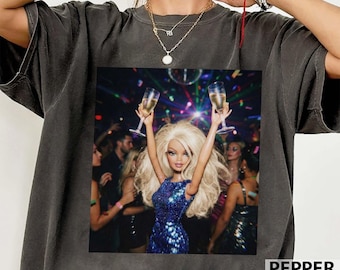 Doll Face Party Meme Comfort Colors® T-Shirt, Weird Shirt, Gift For Her, Fun Unique Doll Tee, Doll Girl Parody, Trendy Y2K Doll Shirt