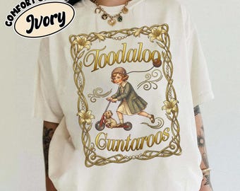 Toodaloo Cuntaroos Shirt, Retro Roller Girl Graphic Tee, Snarky Saying Shirt, Edgy Aesthetic Clothing, Rude Humor Gift, Groovy Retro Tee.