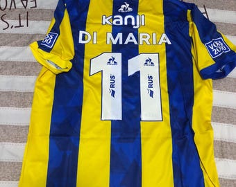 Camiseta vintage de fútbol Di María #11 Rosario Central 2010 con nombre y número personalizados