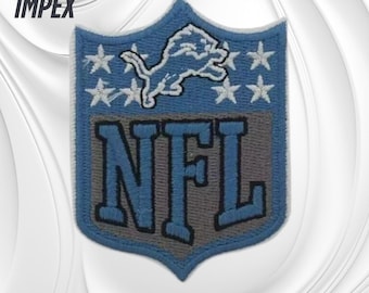 Detroit Lions NFL Embroidered Patch – 2.75" Iron-On Sew-On Football Patch
