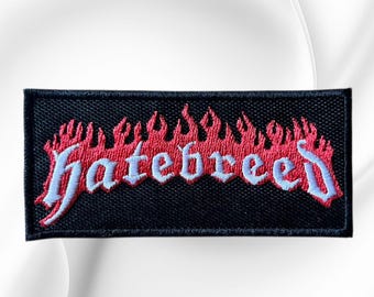 Hatebreed Embroidered Patch: Metalcore Hardcore Punk Band Size 3.75"