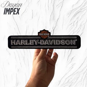 Dimension Patch 10" Harley Davidson Embroidered Biker Jacket Vest Back Patch