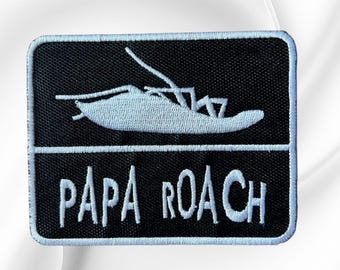 Papa Roach Band Embroidered Patch – Nu Metal Music Iron On Badge