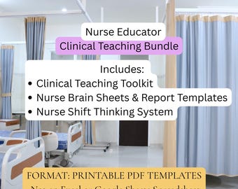 Clinical Instructor Bundle | Student Tracking, Teaching Templates (Digital Download)