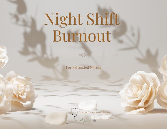 Night Shift Nurse Burnout Journal | Brain Dump | After Work Decompression | RN Mental Health | Digital