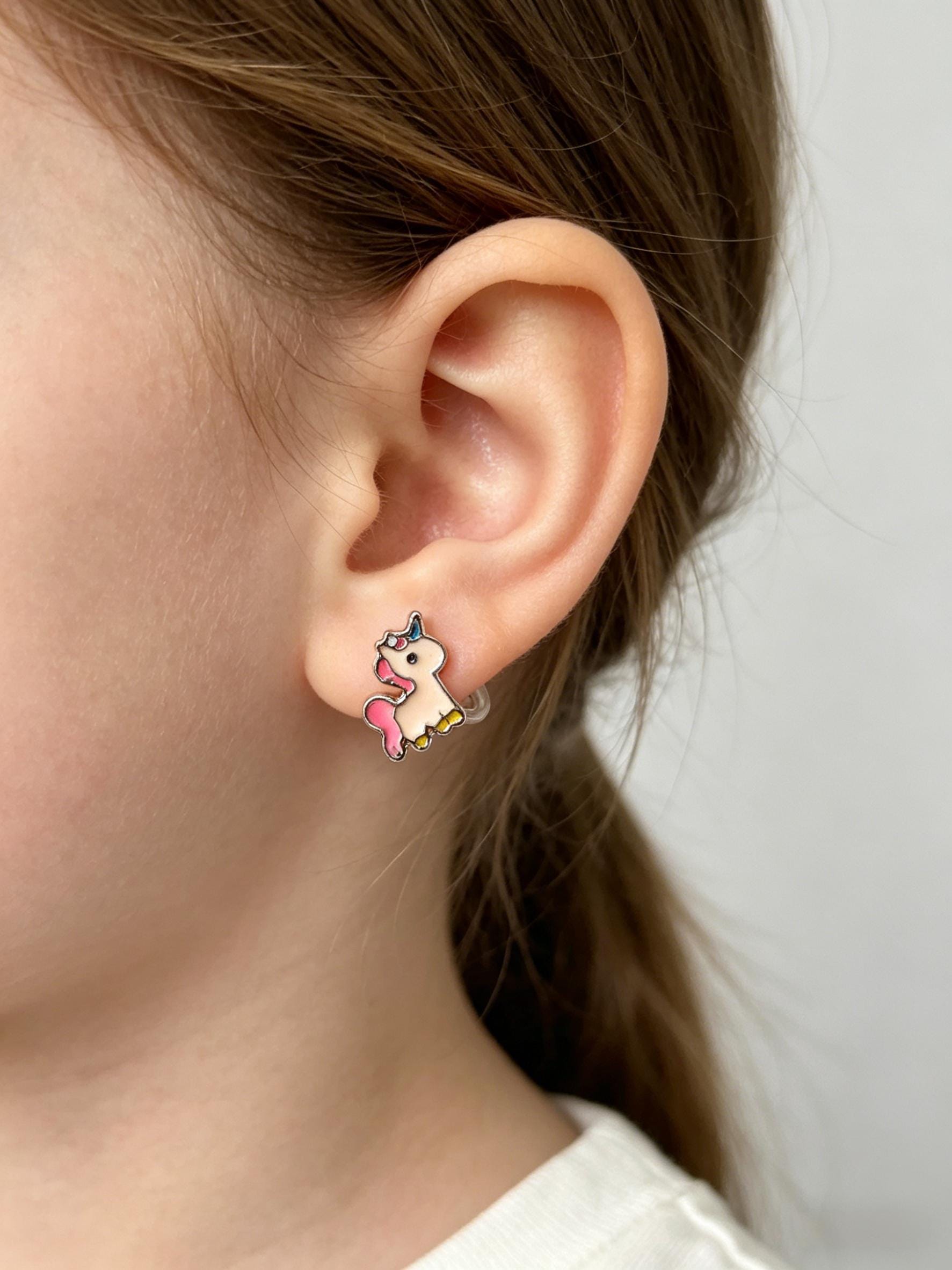 Pendientes Clip Negro En X Para Mujer - Sin Perforar, Cómodos Y Elegantes Joyería