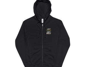 Sweater met halfhoge capuchon en halfheilige rits Don't play with me, bid met mij, Faith Recovery-hoody, inspirerend cadeau christelijk streetwear