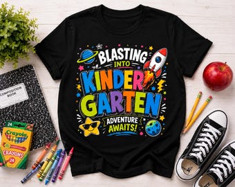 Shirt voor kleuterschool, T-shirt voor eerste dag van de kleuterschool, terug naar school-shirt, shirt kleuterschool, jongensshirt, Class of 2039 kindershirt