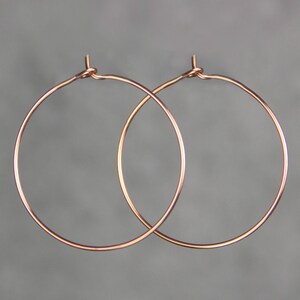 Heart hoop earrings, Valentine gift, 14k gold filled, Free US Shipping image 8