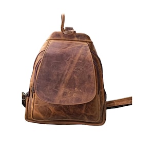 Cognac Backpack - Etsy display picture 2
