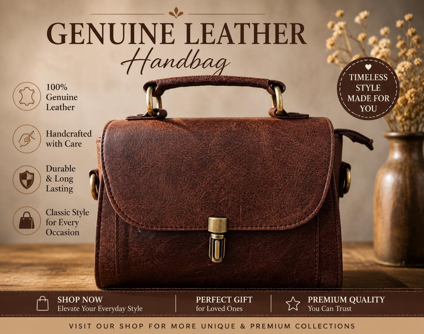 Burgundy Genuine Leather Mini Satchel, Vintage Top Handle Crossbody Bag alternate view