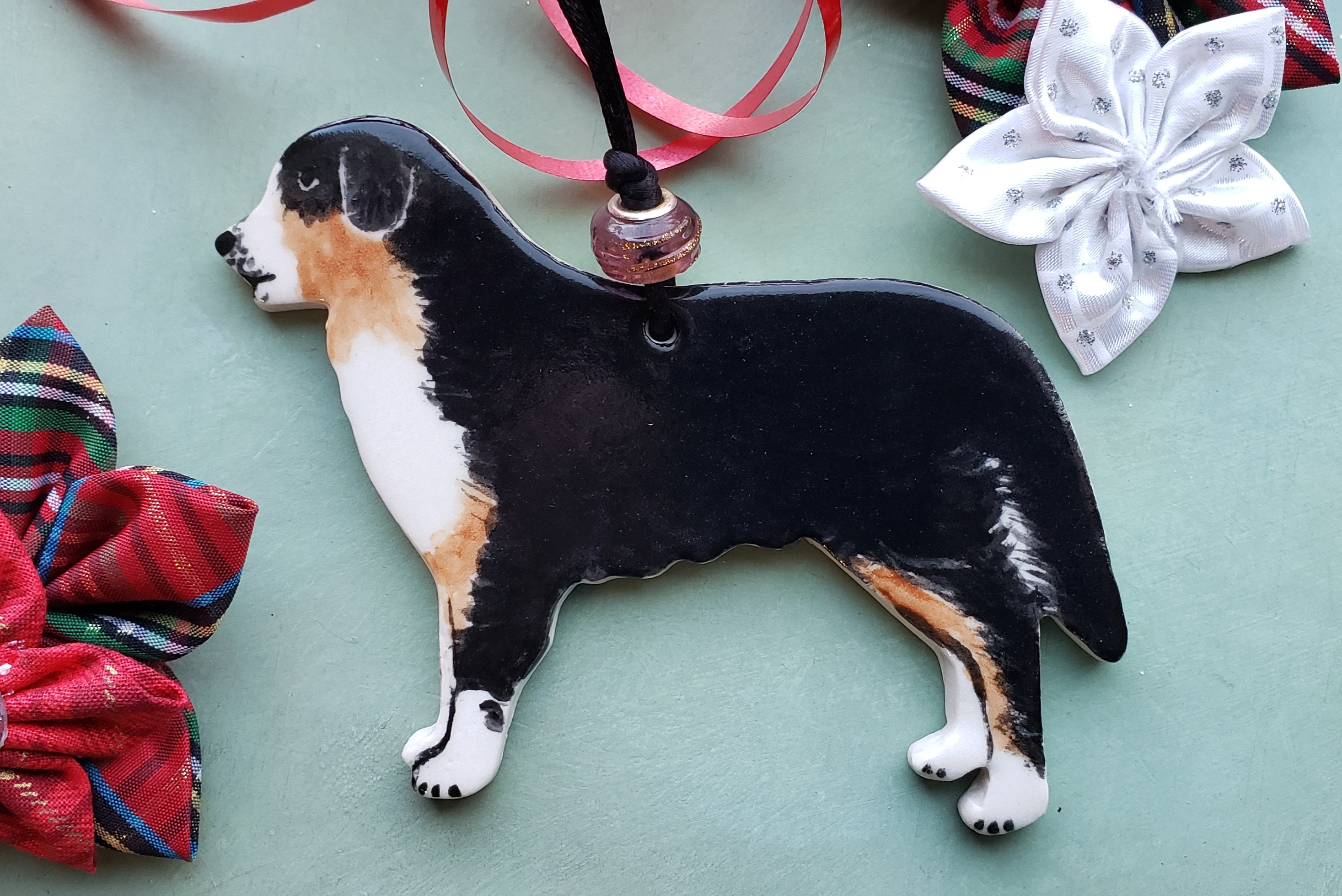 bernese mountain dog ornament