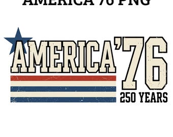Conception du drapeau américain Retro America 76 (téléchargement numérique)