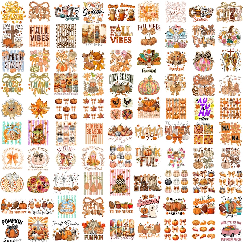 3000+ höst-png-paket, höstvibbar png, höst-png, höstsublimering, retro höst-png, gås, pumpa, blommig png, trendig png, höst-svg-paket bild 2