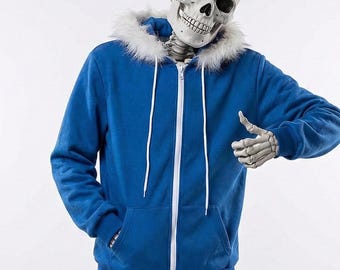 Sans Undertale inspirierter Cosplay Hoodie - Retro Spiel Charakter Hoodie