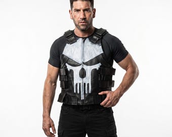 The Punisher Weste - Frank Castle Cosplay Weste - Jon Berntyhal inspiriert Cosplay -Skull Design Weste