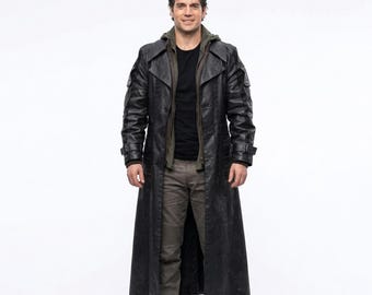 HighLander Cosplay Ledermantel - Henry Cavil Cosplay Mantel - Film Cosplay Ledermantel
