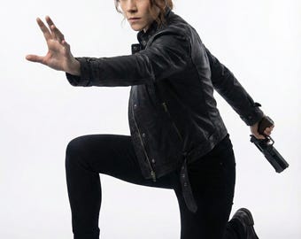 Jesse Faden Schwarze Lederjacke - Control Cosplay Jacke - Videospiel Cosplay Jacke
