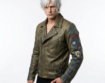 Dante DMC 2 Cosplay Jacket - Inspiriert von Spiel Lederjacke