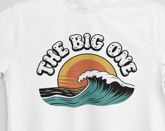 The Big One Shirt, 1st Birthday T Shirt, Ocean Birthday Shirt, Kids Birthday Tee, Kids Birthday Tshirt, Birthday Party Shirt