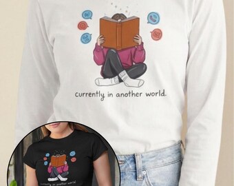 Book Girl Shirt, Fantasy Reader Shirt, Book Crewneck, Book Lover Tee, Bookworm Shirt, Bookish T-Shirt, Reader Shirt, Literary T Shirt