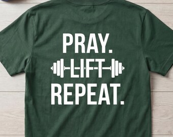 Christian Gym Shirt, Powerlifting Shirt, Christian Workout Shirt, Weightlifting Tshirt, Religious Gym Shirt, Christian Fitness Shirt